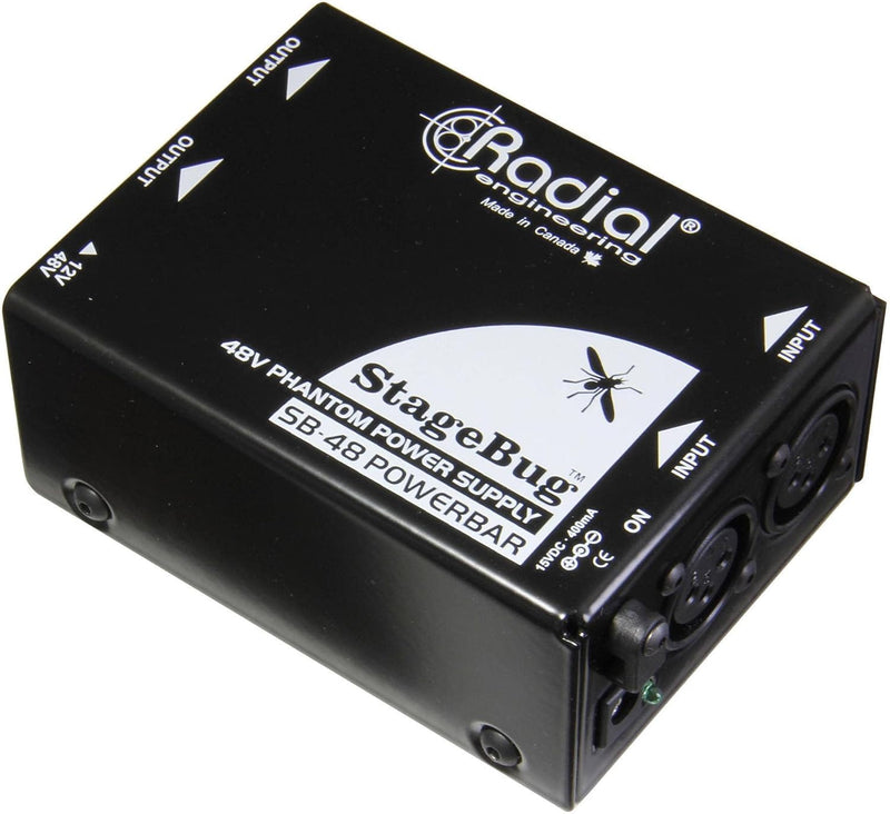 Radial Engineering 4336300383 StageBug SB-48 Phantom Power Supply — main product image
