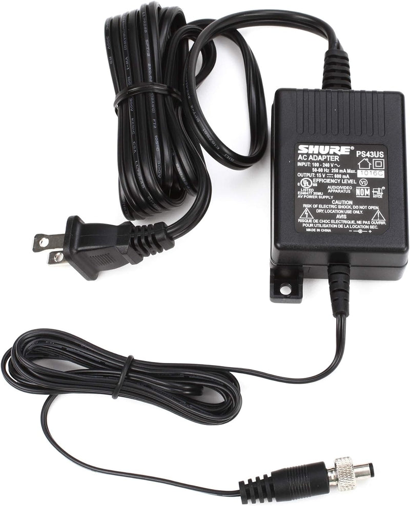 Shure PS43US Power Supply - GLX4 & ULX4 Wireless Receivers — main product image