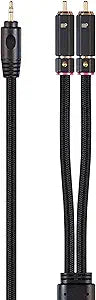 Monoprice 138083 3.5mm to RCA Audio Cable 15ft — main product image