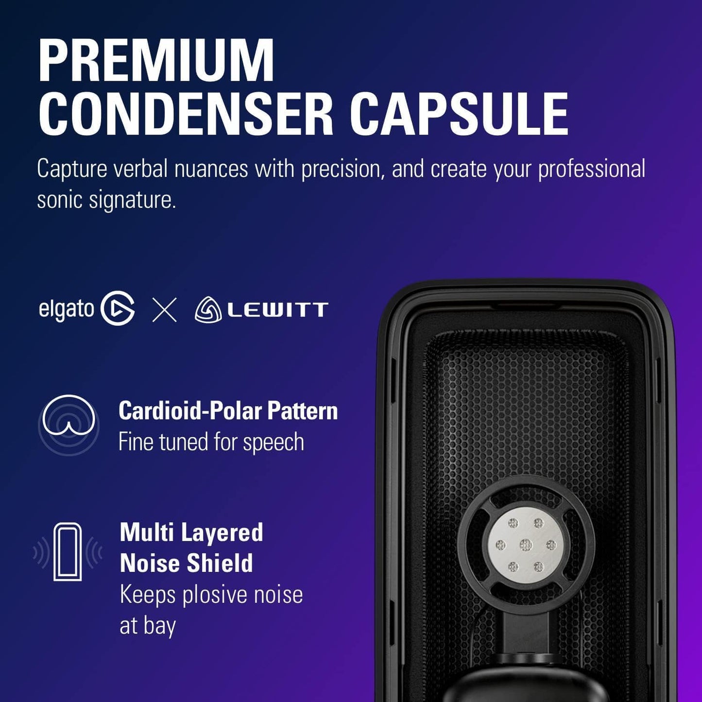 Elgato 10MAB9911-REF Wave:3 White USB Microphone Renewed