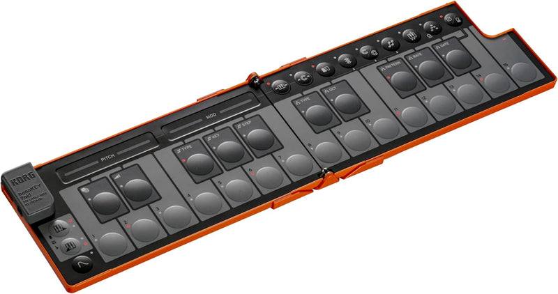 Korg NANOKEY-FD LO Foldable MIDI Keyboard Orange — main product image