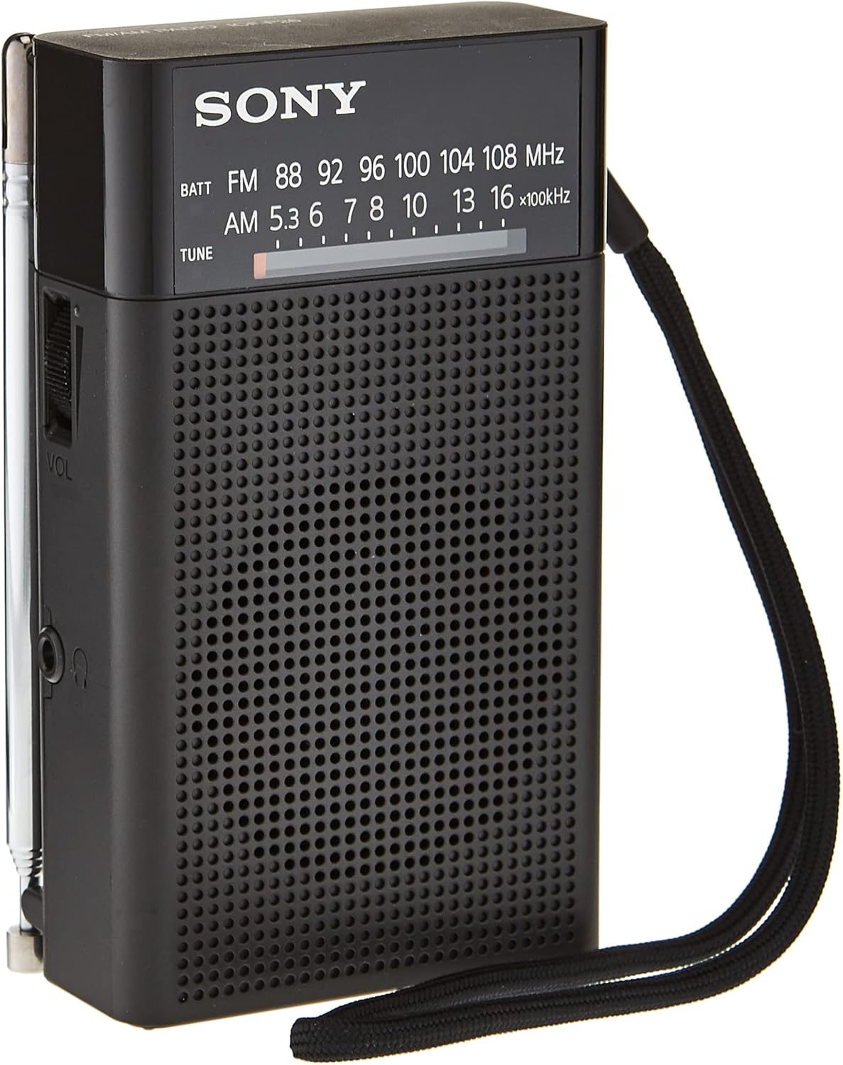 Sony ICFP26 Portable AM/FM Radio Black