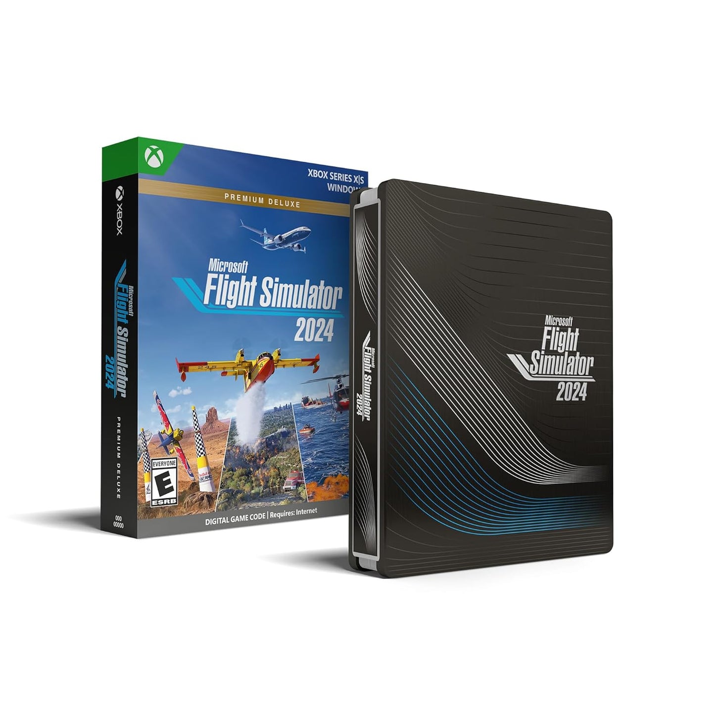 Microsoft EP2-18852 Flight Simulator 2024 Premium Deluxe SteelBook (Digital)