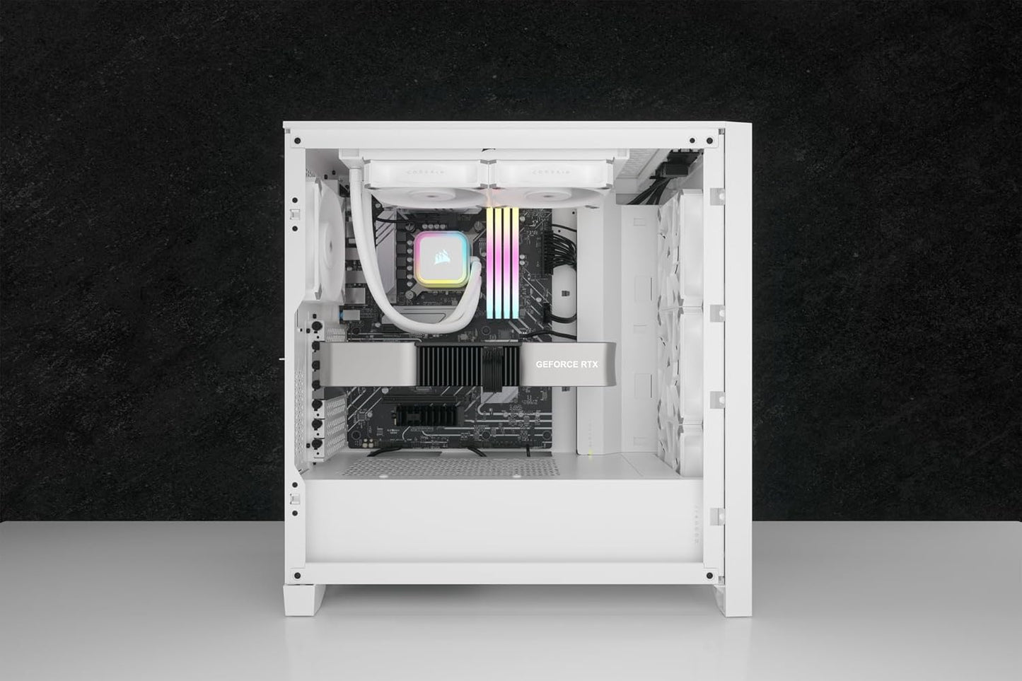 Corsair H100i RGB Elite 240mm Liquid CPU Cooler White