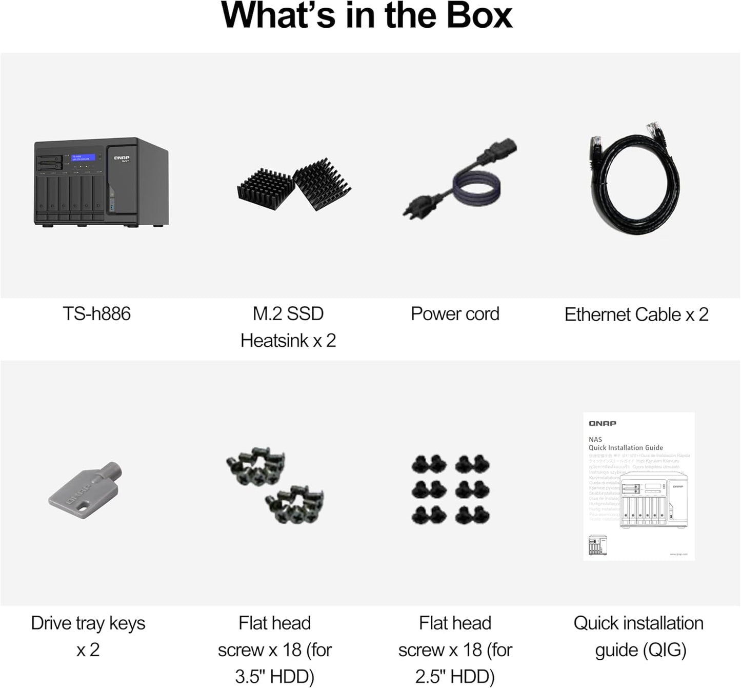 QNAP TS-h886-D1602-8G-US 8-Bay Xeon NAS 2.5GbE