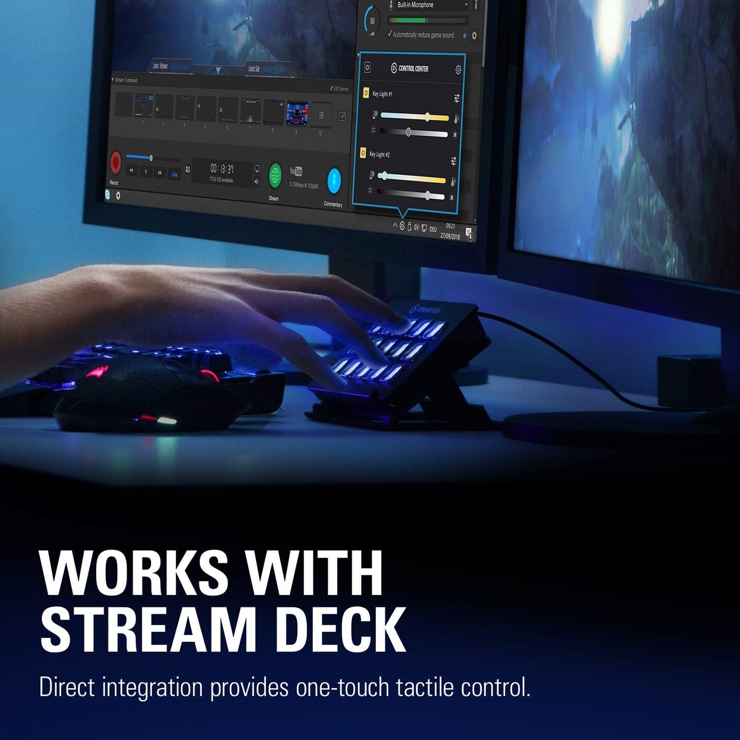 Elgato 10LAB9901 Key Light Air Professional Streaming Desk Light