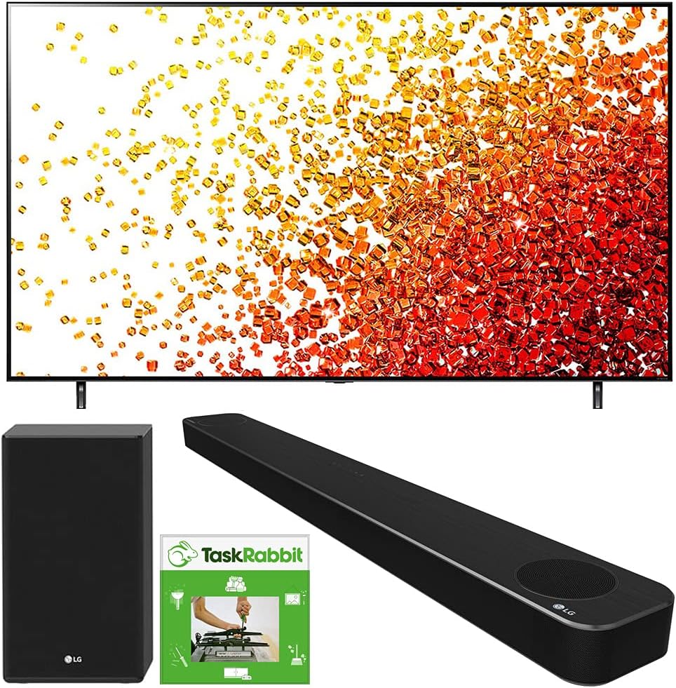 LG 86NANO90UPA 86" 4K Nanocell TV Soundbar Bundle