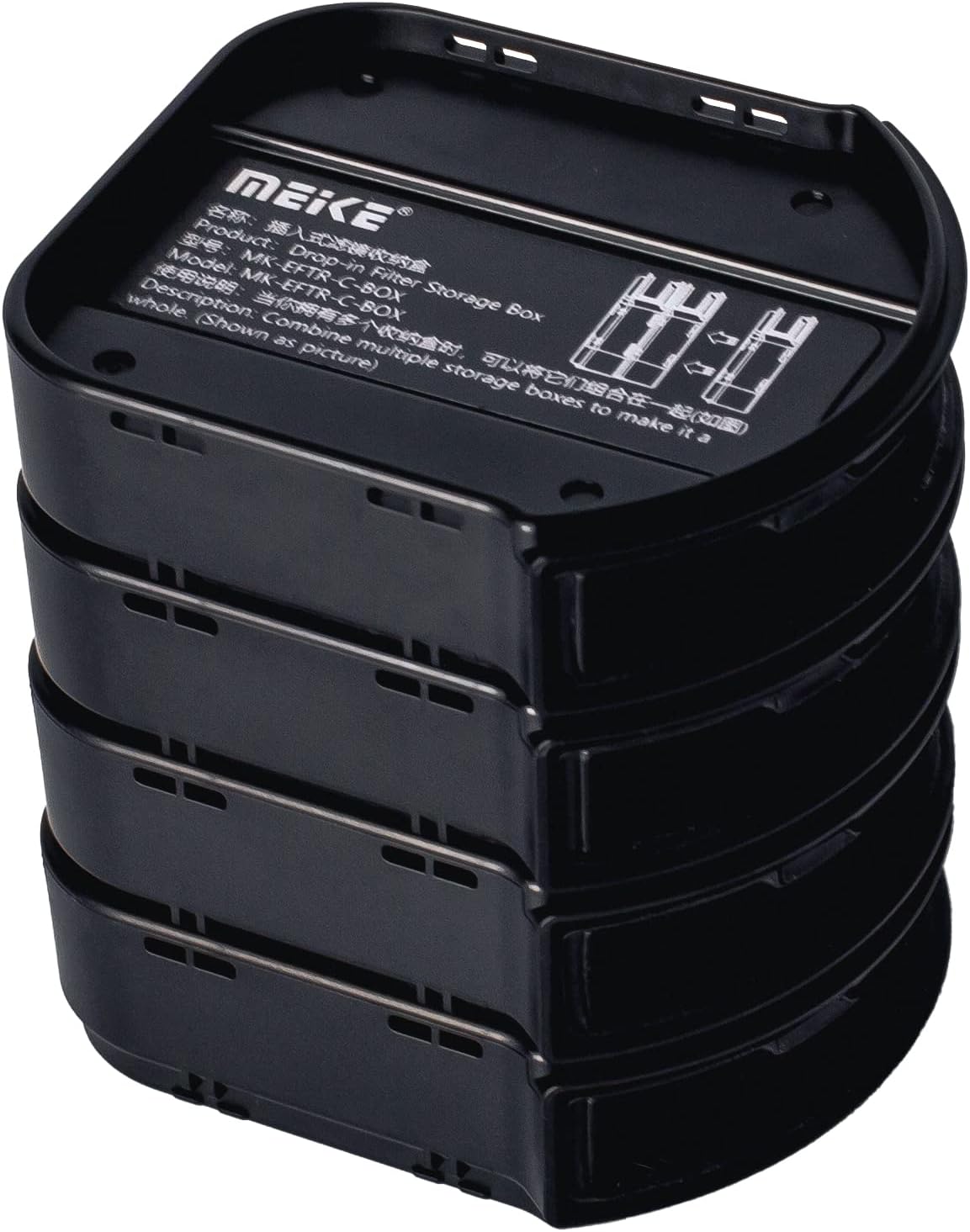 Meike MK-EFTR-C-BOX Filter Storage - 4 Drop-in Filters
