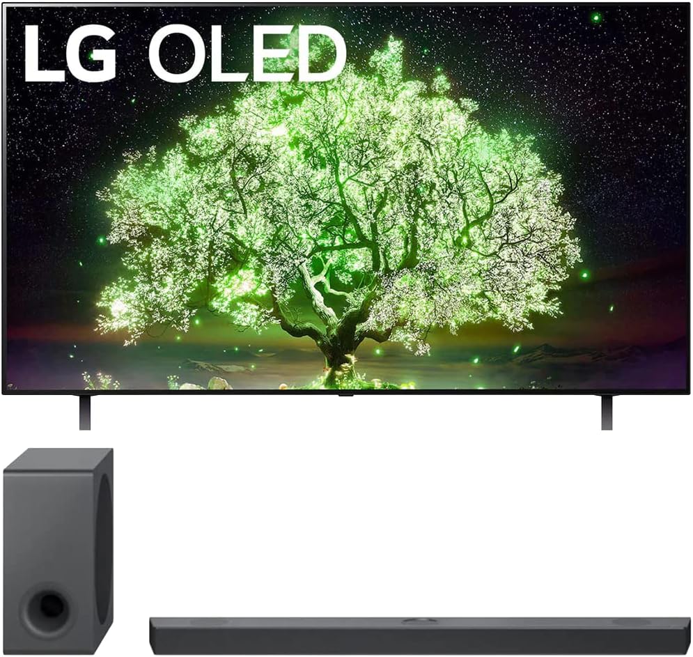 LG E90LGOLED48A1PUA 48" 4K OLED Smart TV Bundle