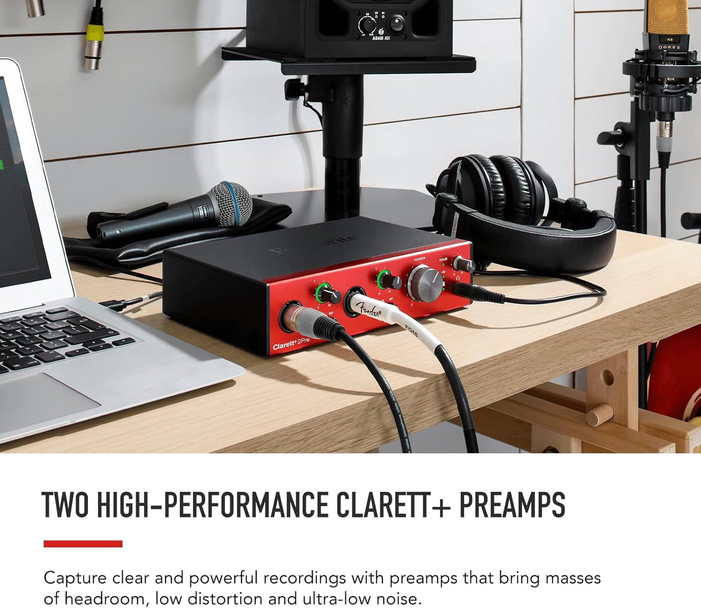Focusrite Clarett+ 2Pre USB-C Audio Interface