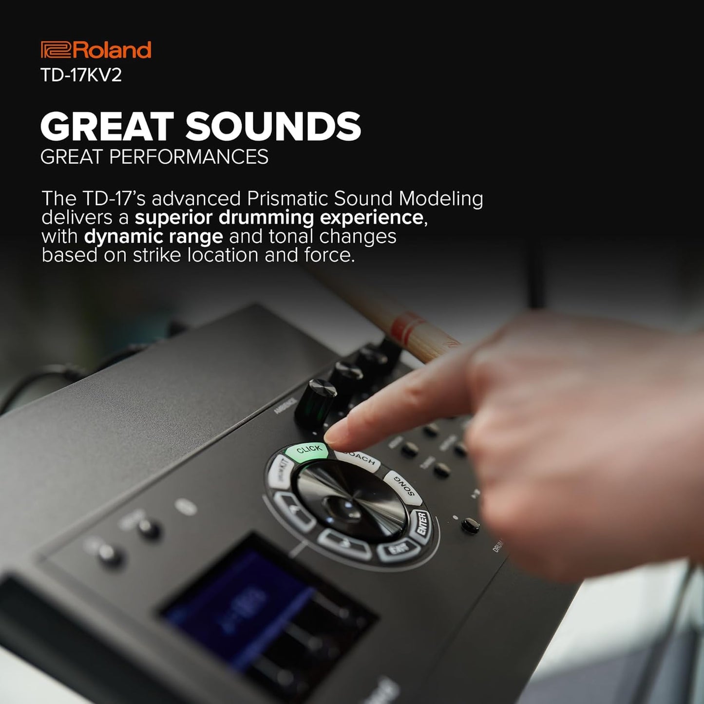Roland TD-17KV2 V-Drums Quiet Electronic Drum Kit