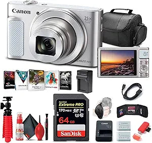 Canon PowerShot SX620 HS 25x Zoom Digital Camera Bundle