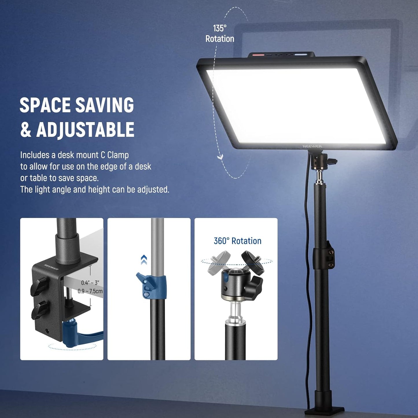 Neewer 10101841 GL1 PRO Key Light Streaming - APP Control