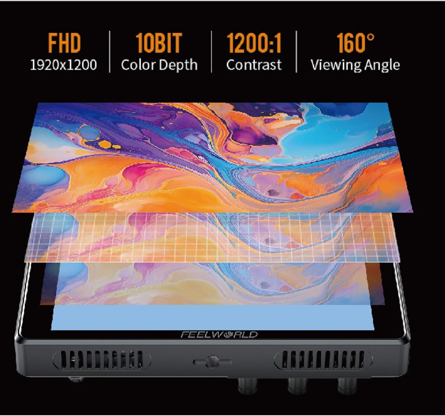 FEELWORLD MI24040801 S7 7" 12G-SDI Touchscreen Monitor