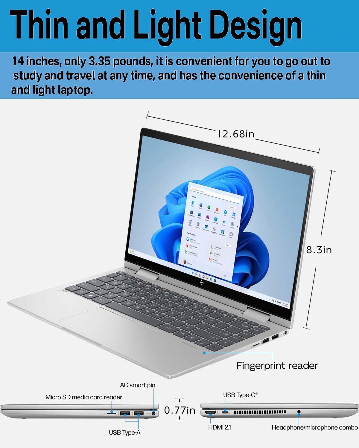 HP HP Laptop Envy x360 i5 with MS Office License