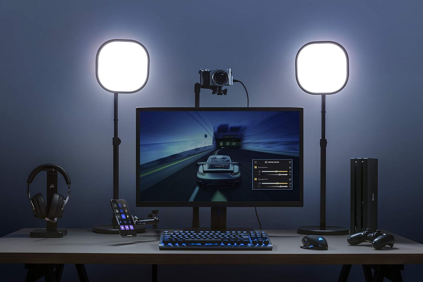 Elgato 10LAB9901 Key Light Air Professional Streaming Desk Light