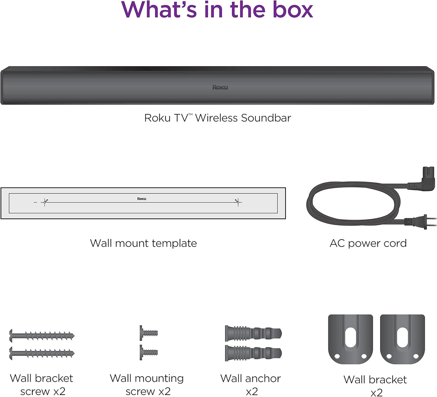 Roku 9301R TV Wireless Soundbar - Enhanced Audio