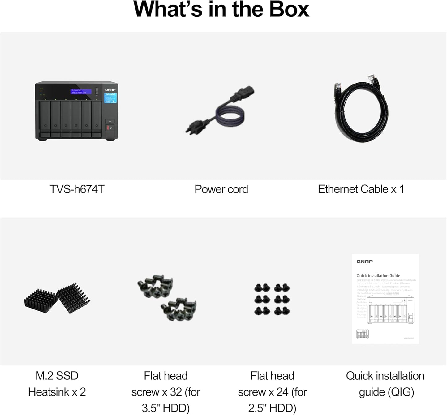 QNAP TVS-h674T-i5 6-Bay Thunderbolt 4 Desktop NAS