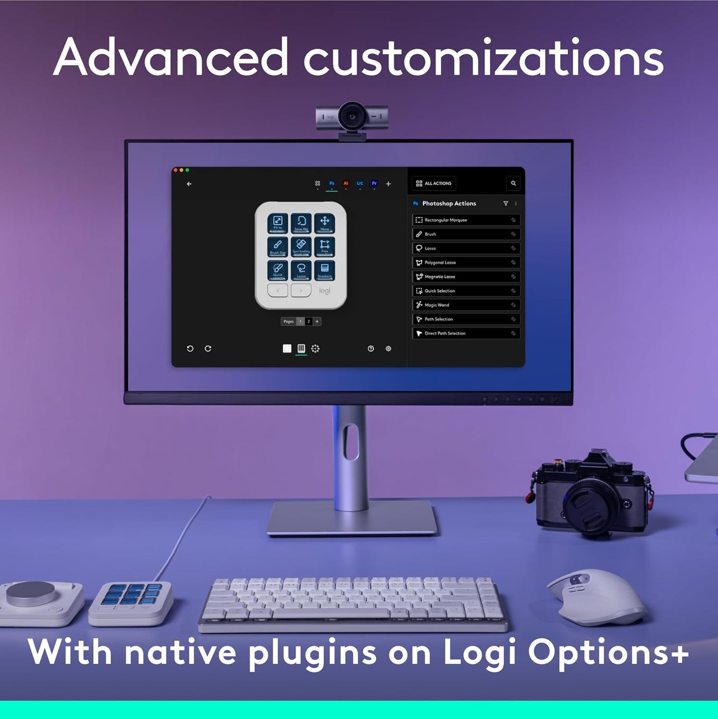 Logitech 920-012661 MX Creative Console - Customizable Dial & Keys