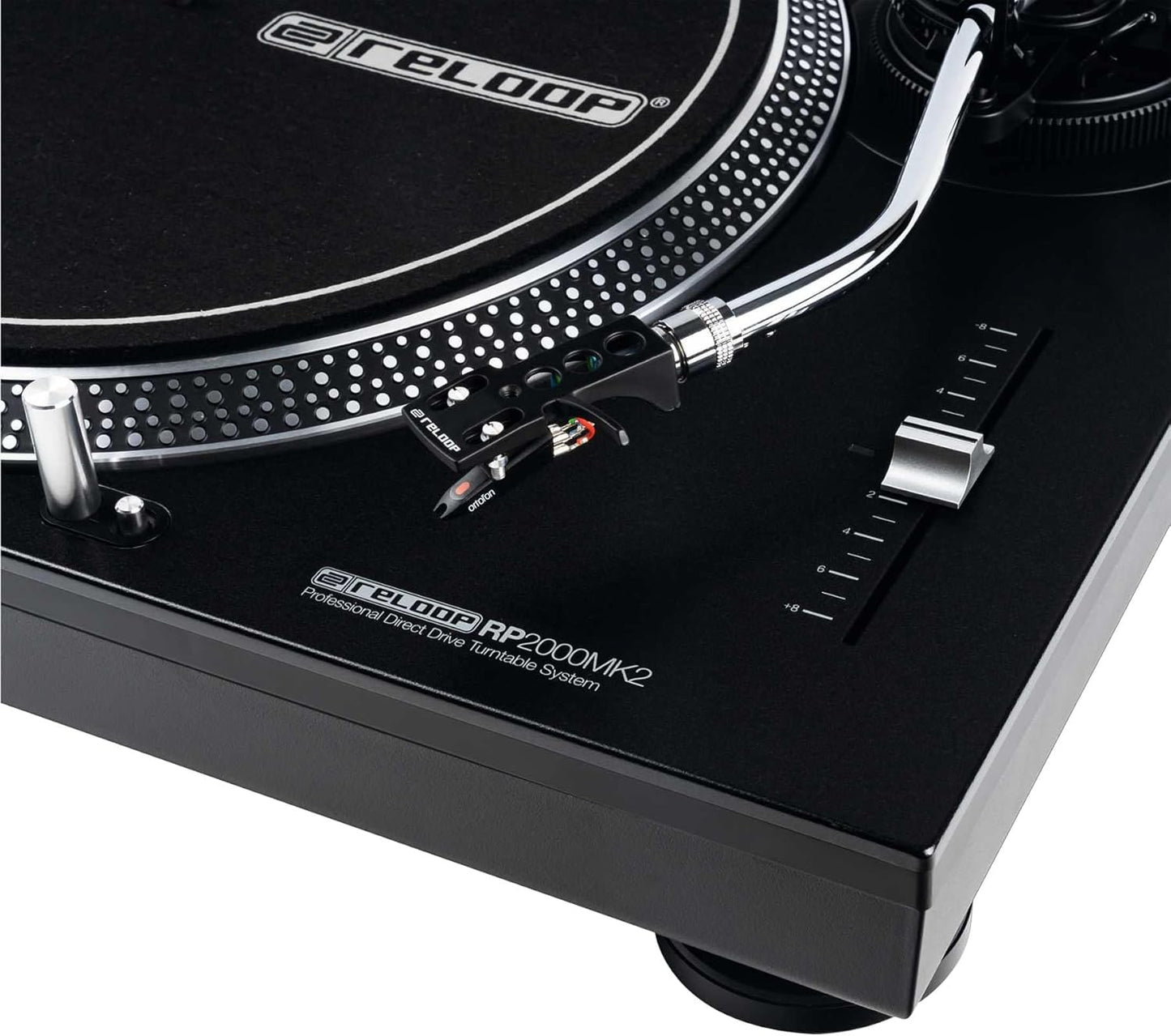 Reloop RP-2000 MK2 Direct Drive DJ Turntable with Cartridge