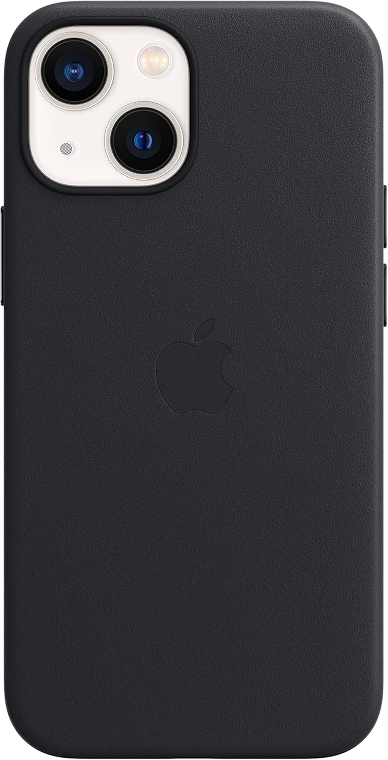 Apple iPhone 13 Mini Leather Case MagSafe Midnight — main product image