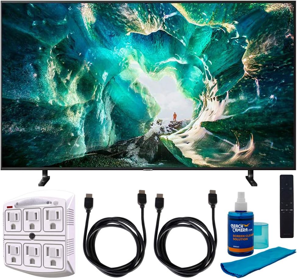 Samsung E3SAMUN75RU8000 75" RU8000 4K UHD Smart LED TV Bundle