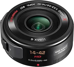 Panasonic H-PS14042E-K LUMIX 14-42mm Powerzoom Lens Black — main product image