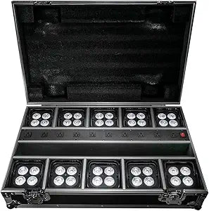 JMAZ Lighting MAD Par HEX 4S RGBWA UV LED 10-Pack