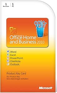 Microsoft T5D-00299 SB Office 2010 Home & Business DE