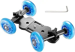 Neewer 10090749 Noise-Free Camera Table Dolly Slider