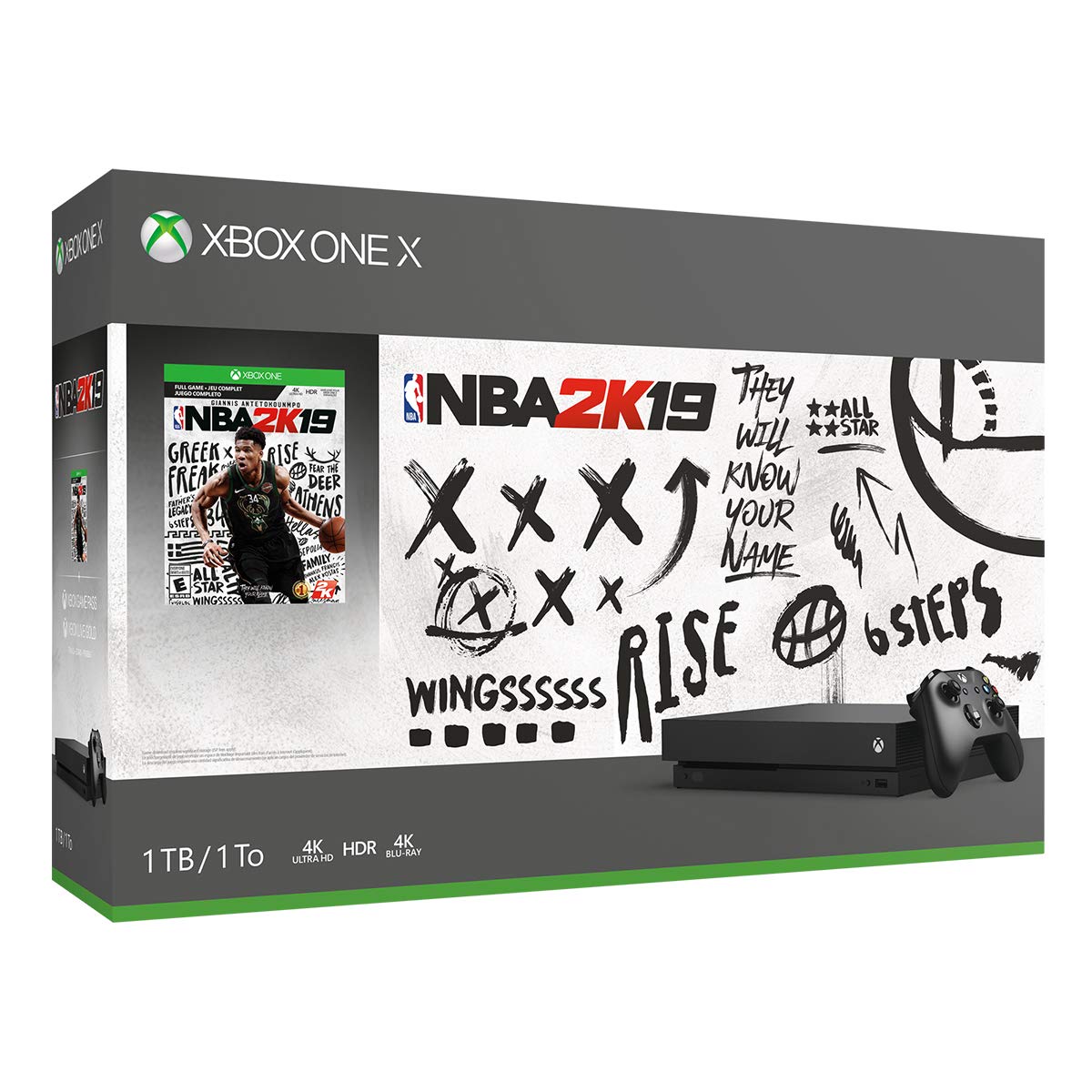 Microsoft CYV-00070 Xbox One X NBA 2K19 Bundle