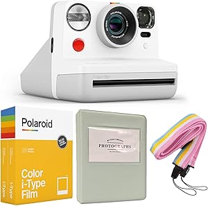 Polaroid Now i-Type Instant Camera + Film Bundle