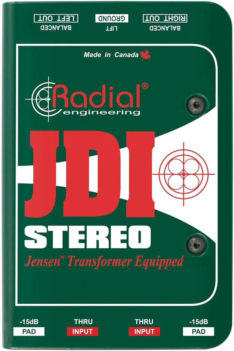 Radial Engineering JDI STEREO Premium Passive DI Box — main product image