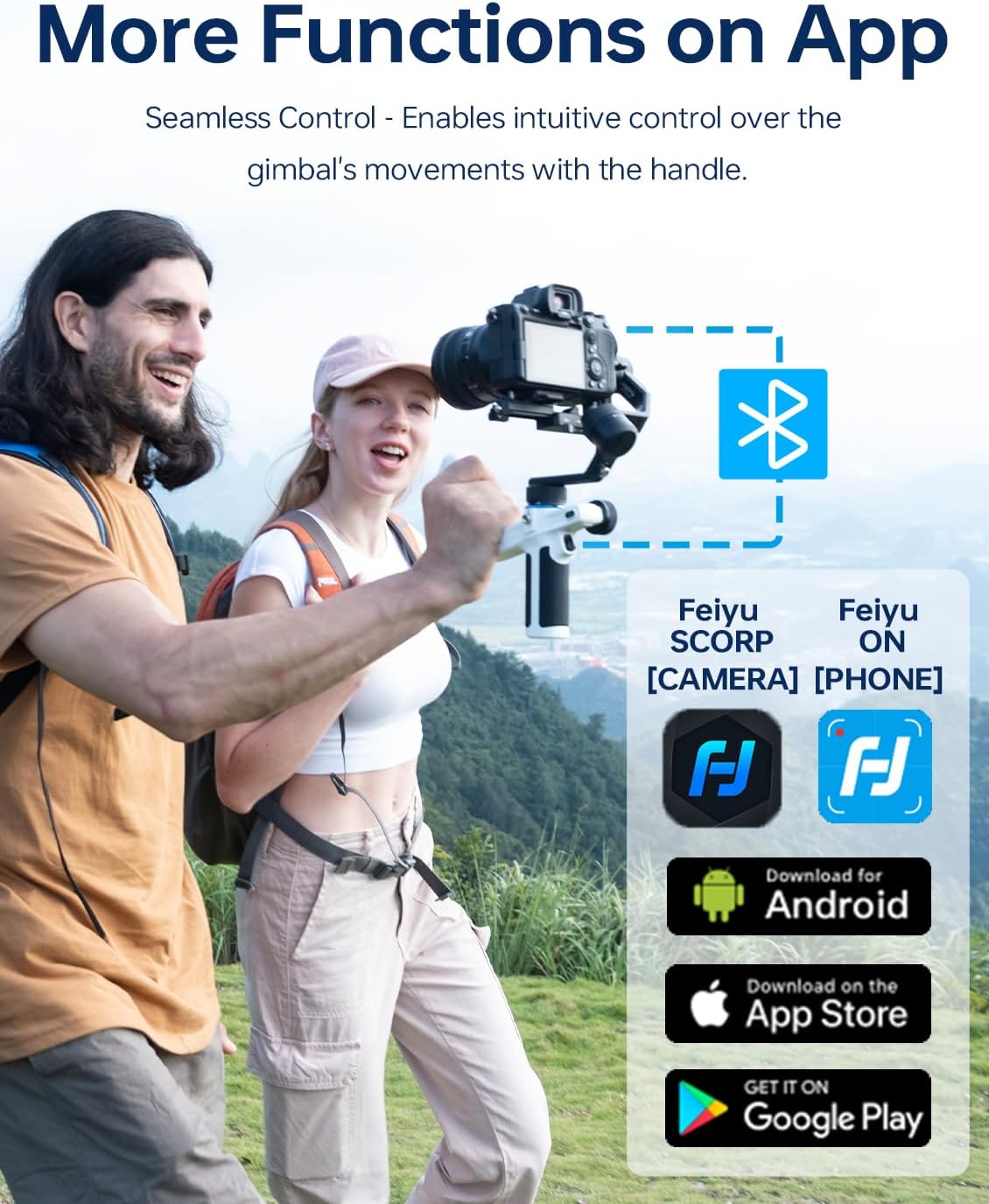 FeiyuTech SCORP Mini-2 AI Gimbal Stabilizer Combo