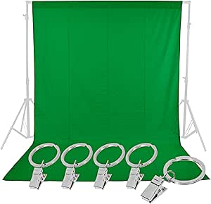 Neewer Photo Studio 6 x 9FT Green Muslin Backdrop — main product image