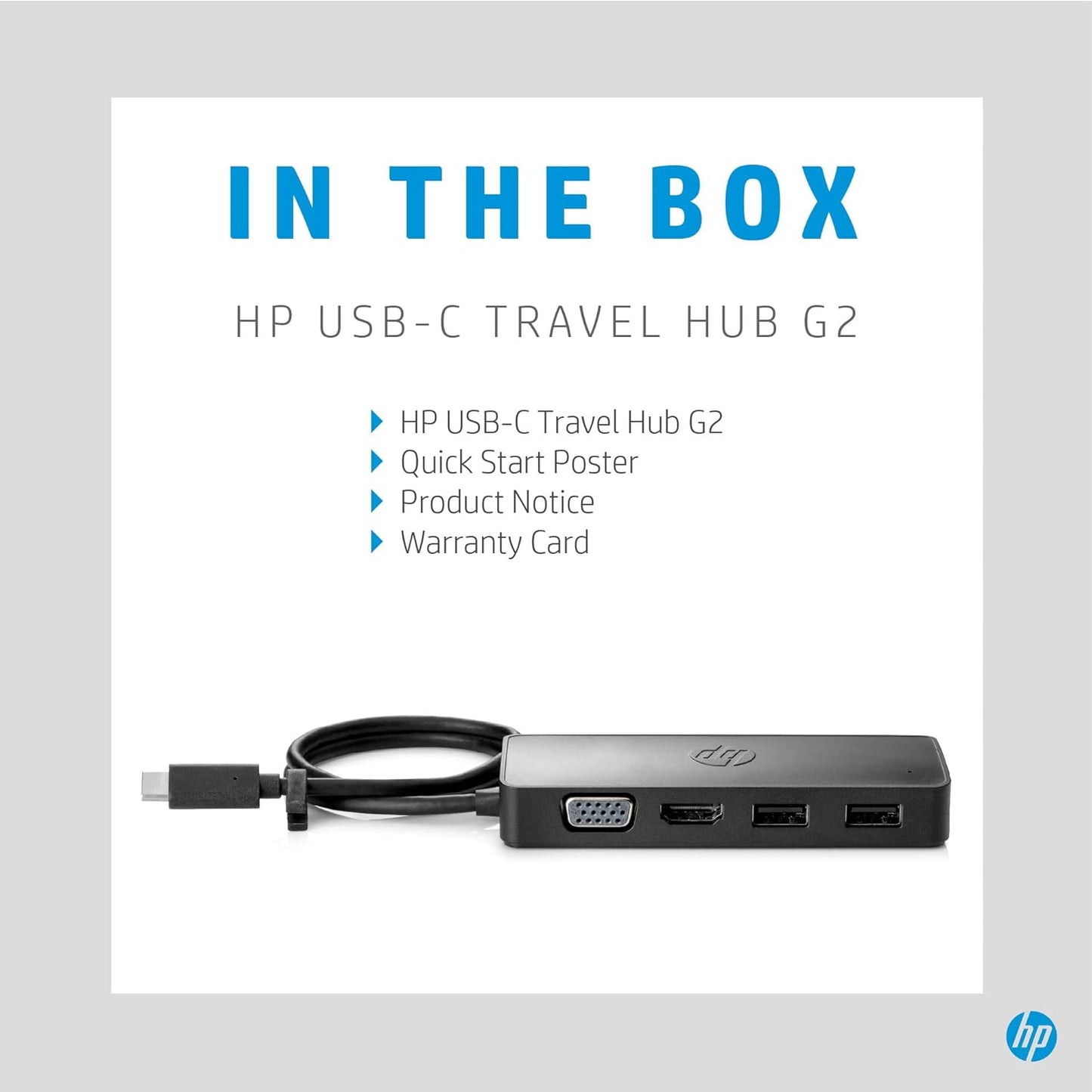 HP 235N8AA#ABA USB-C Travel Hub G2