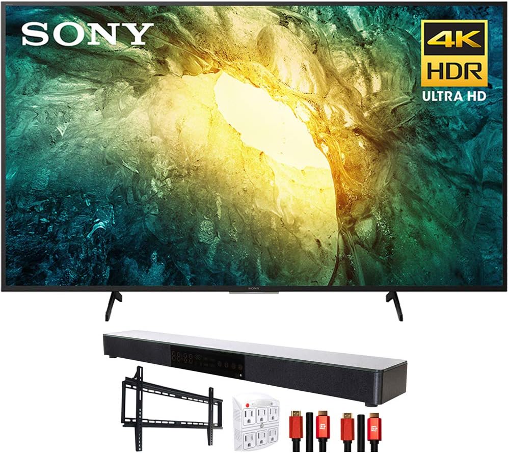 Sony E2SNKD75X750H 75-Inch 4K UHD TV Soundbar Bundle