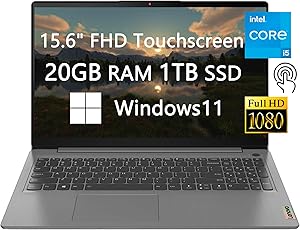 Lenovo 82H80358US 15" Touchscreen i5 Laptop 1TB SSD