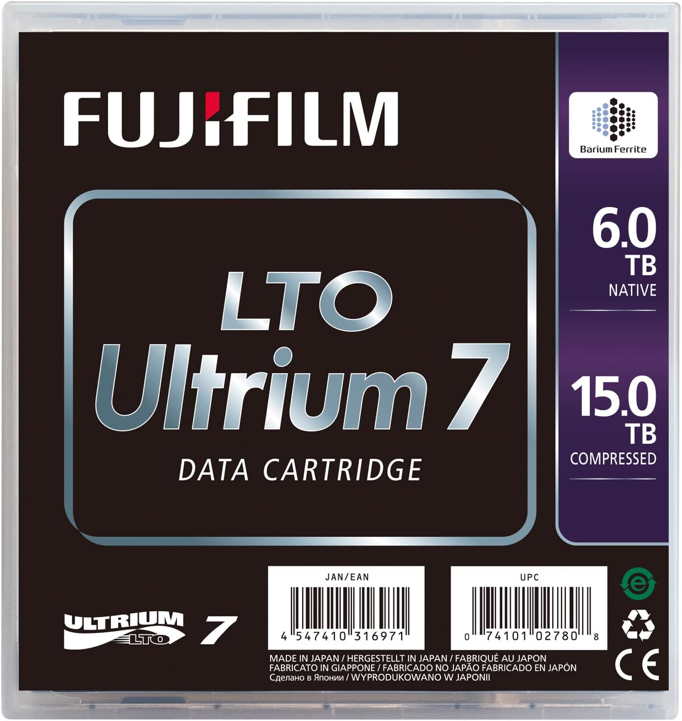 Fujifilm 16456574 LTO Ultrium 7 Data Cartridge