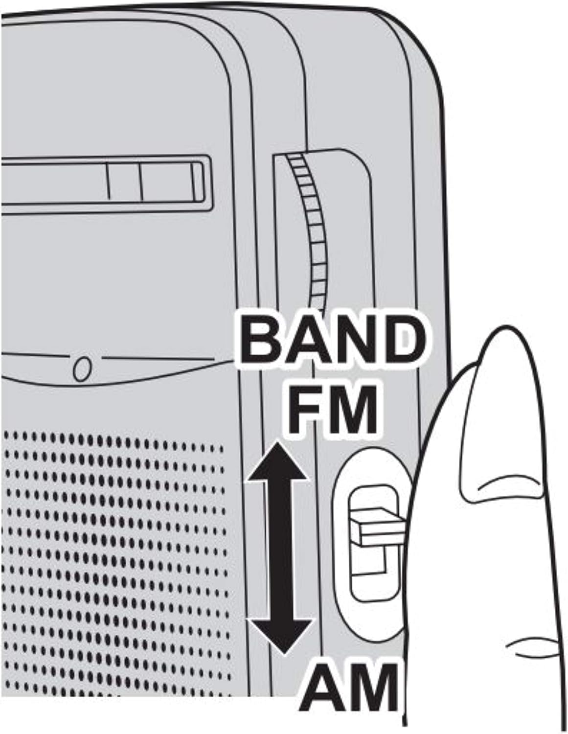 Panasonic RF-P50DGC-S Pocket AM/FM Radio - Silver