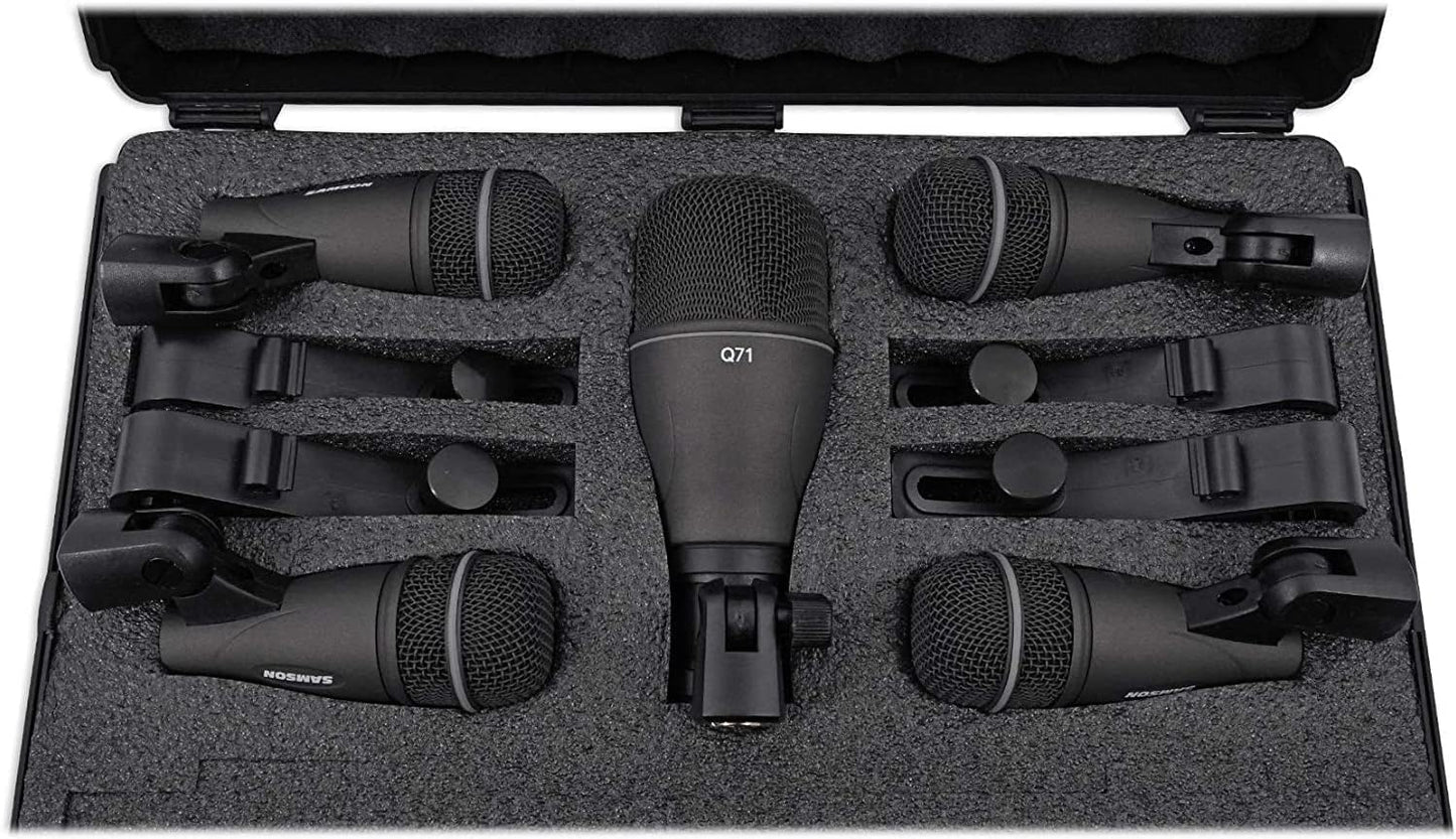 Samson SADK705 5-Piece Drum Mic Kit - Professional Audio