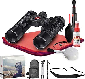 Leica 8711 Ultravid 10x25 Blackline Binoculars Kit