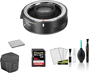 Sigma TC-1401 1.4X Teleconverter Canon EF Mount Bundle
