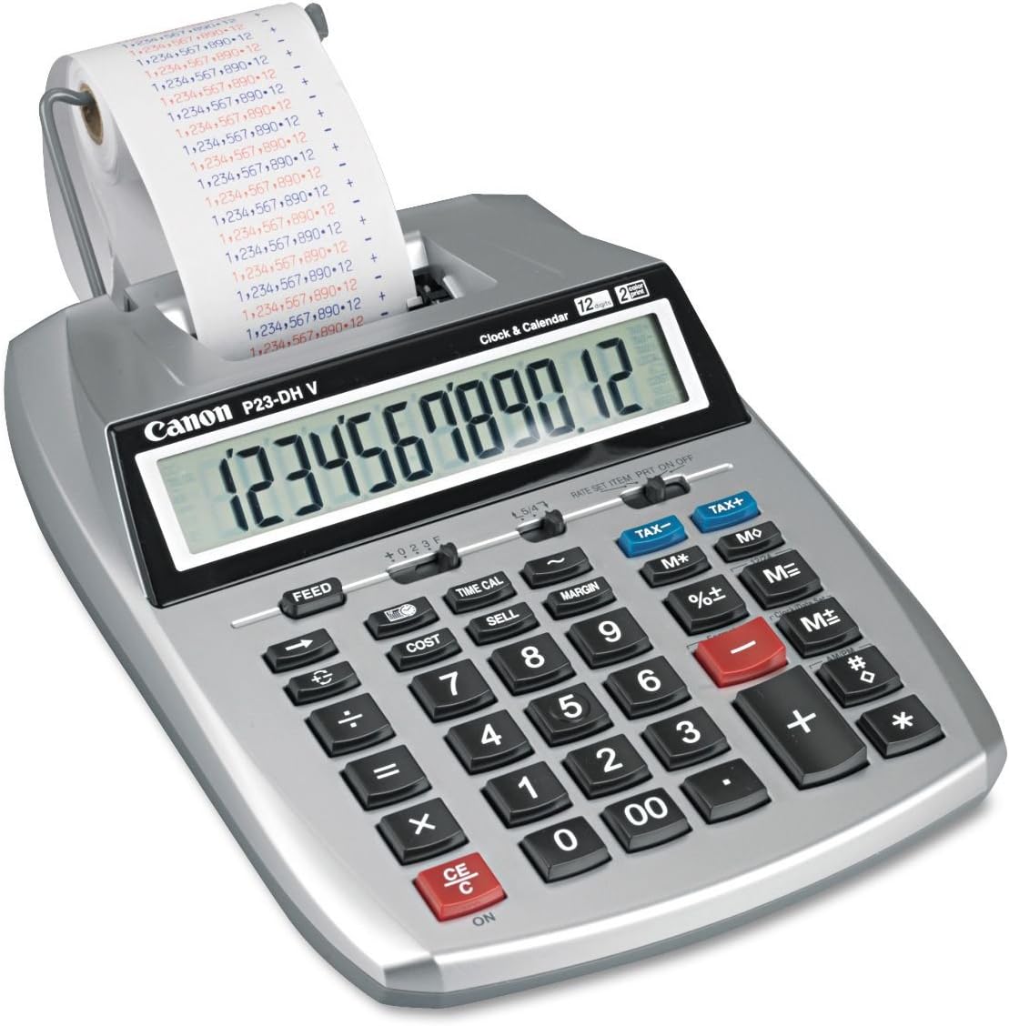 Canon P23DHV 12-Digit Printing Calculator