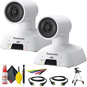 Panasonic AW-UE4WG 4K PTZ Camera Streaming Bundle