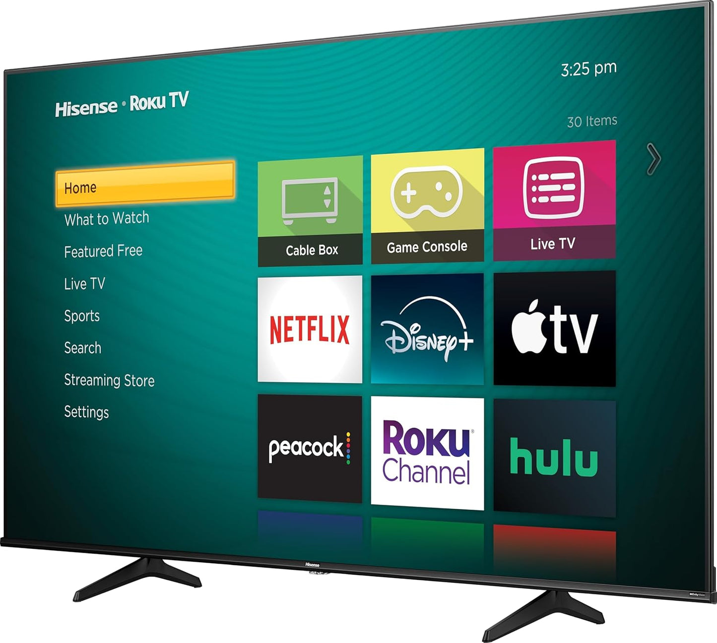Hisense 85A6NR 85-Inch 4K UHD Roku Smart TV - 2024 Model