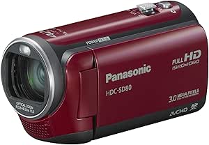Panasonic HDC-SD80R SD Card HD Camcorder — main product image