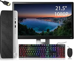 HP ProDesk 400 G6 SFF Desktop PC Bundle with Monitor