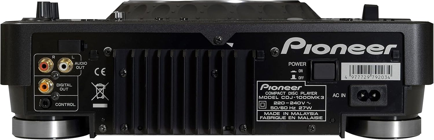 Pioneer DJ CDJ-1000MK3 Professional Digital Turntable