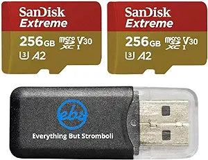 SanDisk 256GB_TF_Extreme Pro_x2_R4 Extreme V30 MicroSD Card 2-Pack — main product image